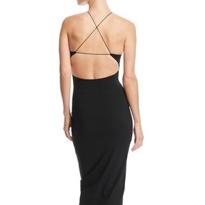 Alexander wang swim Jersey Criss Cross Black Strap